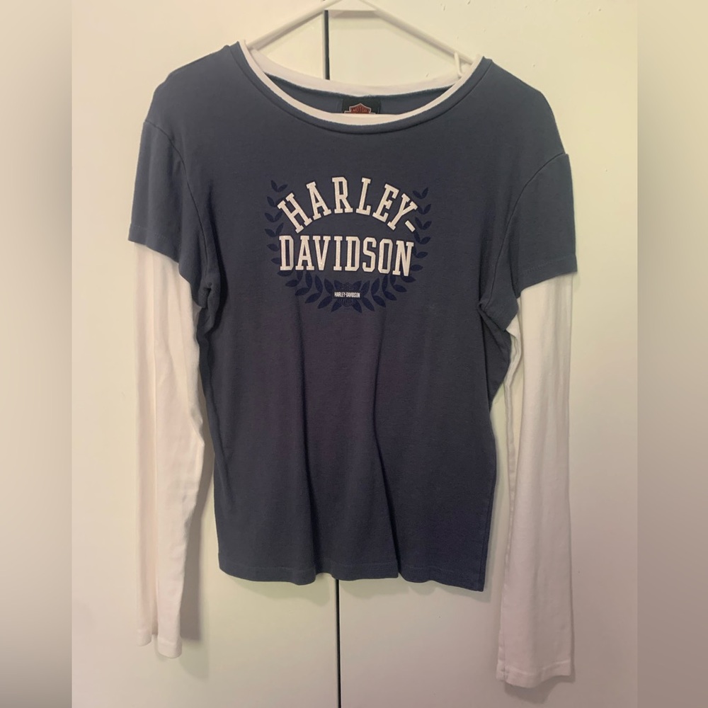 Vintage Y2K Harley-Davidson Long Sleeve T-Shirt